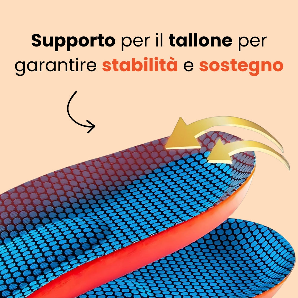 Suola Ortopedica in Memory Foam
